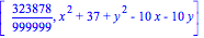 [323878/999999, x^2+37+y^2-10*x-10*y]
